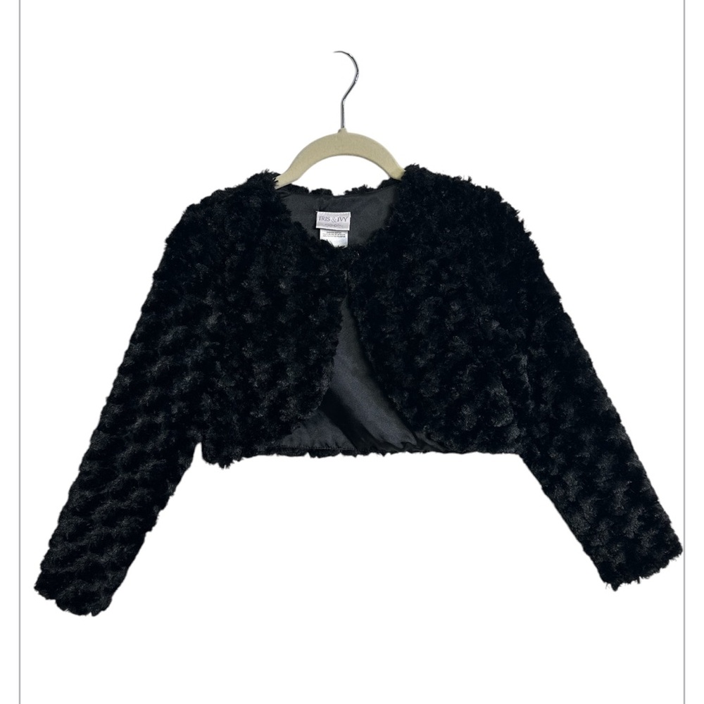 IRIS‎ & IVY Faux Fur Dress Cardigan GIRLS, Size LARGE